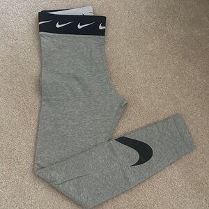Nike high waisted Gray and Black Leggings